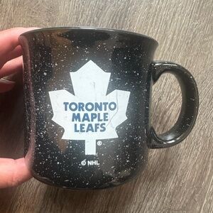 NFL licensed Toronto Maple Leafs Black Speckled Mug